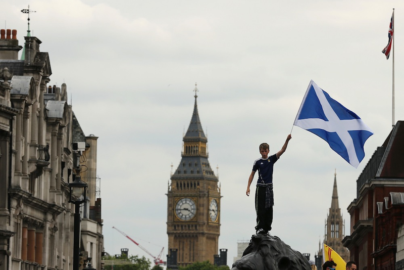Illustration for article titled A Photo Tribute To Drunk Scottish Fans